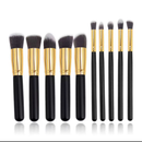 Kit 10 peças pincel kabuki precisão Conjunto de Maquiagem para Sombra Delineador Lábios Pó Base