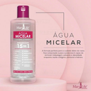 Kit 12 Unidades Água Micelar Demaquilante Colágeno e Pantenol com 15 Benefícios 260ml Atacado