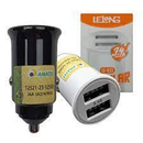 Kit com 10 Fonte de carregador veicular lelong 3.4A 2 usb