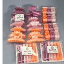 kit 60 Acessórios De Piranhas Bico De Pato Priscilha Salão Tridente Prendedor De Cabelos