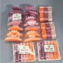 kit 60 Acessórios De Piranhas Bico De Pato Priscilha Salão Tridente Prendedor De Cabelos