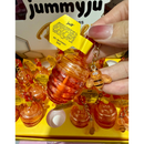 KIT 3/6 Jummyju Lip Gloss Honey 5ml – Hidratação profunda, brilho suave, aroma doce e design fofo com chaveiro