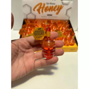 KIT 3/6 Jummyju Lip Gloss Honey 5ml – Hidratação profunda, brilho suave, aroma doce e design fofo com chaveiro