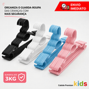 Kit Cabides Infantil Bebê Baby Rosa Azul Branco Preto Plástico Reforçado - Enxoval Cruzeta Roupa Colorido