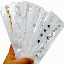 Kit 6/12 Pulseiras Prateado e Dourado - Feminina Sortidos