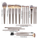 ANA1108 KIT10/15 Pincéis De Superior Ferramentas de Maquiagem,Corretivo Cabelo Sintético Ferramenta De Beleza Femini