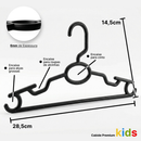 Kit Cabides Infantil Bebê Baby Rosa Azul Branco Preto Plástico Reforçado - Enxoval Cruzeta Roupa Colorido
