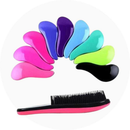 KIT COM 12 Escovas Mágica + 12 Toucas Anti Frizz, Escolha sua Cor Preferida