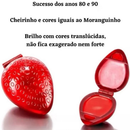 Kit com 5/6/8/10 /20Brilhos Labiais e Batons Cremosos Moranguinho Morango 10g – Hidratação, Brilho Morango