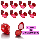 Kit Brilhos Labiais e Batons Cremosos Moranguinho Morango